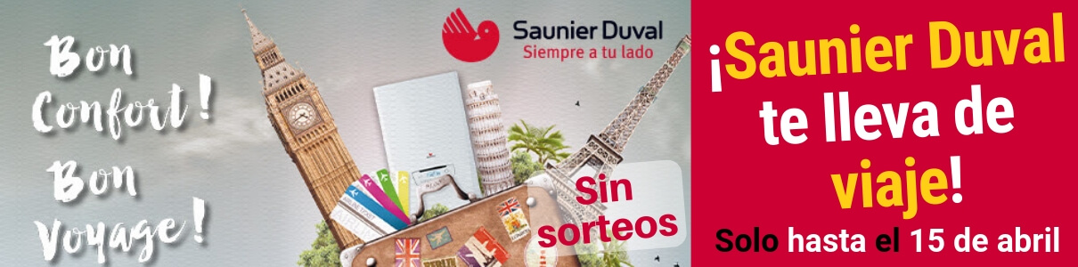 Promoción Saunier Duval - Viaja gratis al instalar tu caldera
